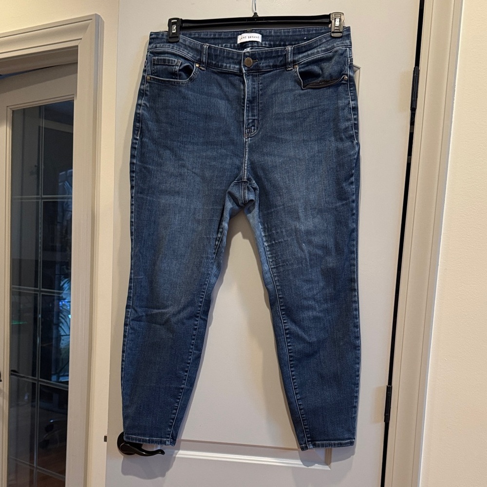 Lane Bryant Dark Blue Ankle Jeans